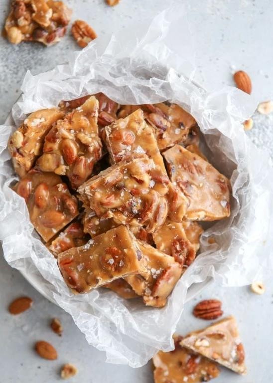 Nutty Caramel Peanut Brittle