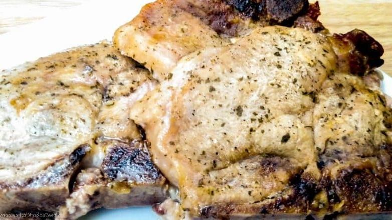 Nutty Crockpot Ranch Pork Chops with Almond Crust