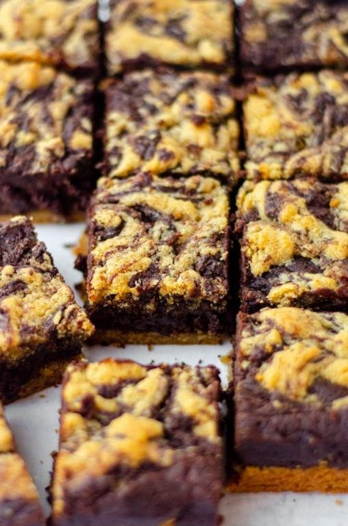 Nutty Peanut Butter Cookie Brownies