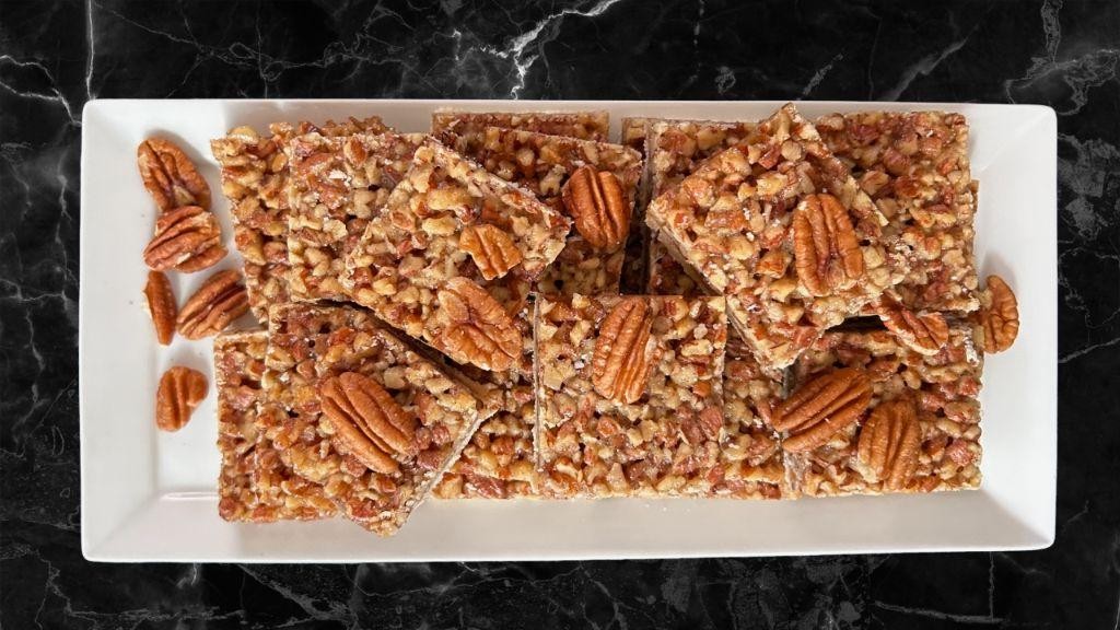 Nutty Pecan Hermit Bars