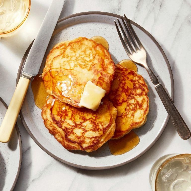 Nutty masa harina pancakes