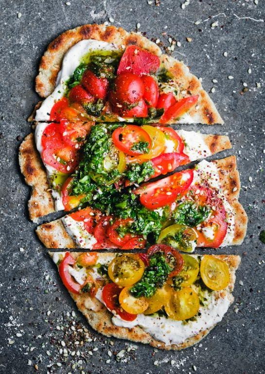 Oatmeal and Yogurt Flatbread