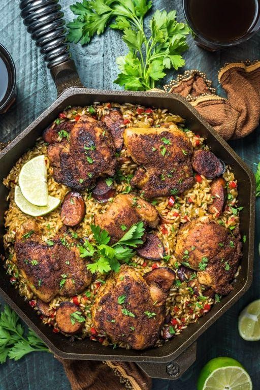 One-Pan Cajun Chicken and Rice