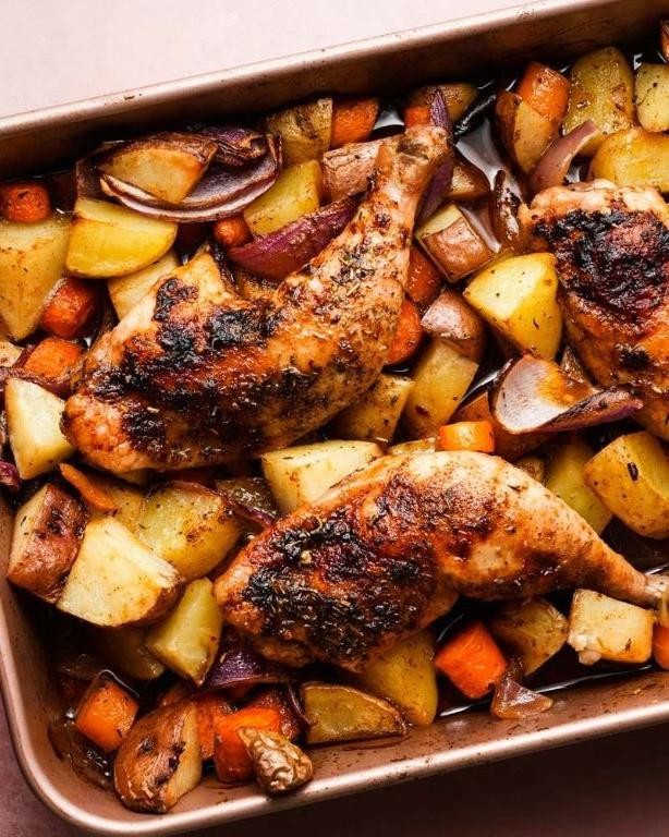One-Pan Herb Roasted Chicken and Potatoes