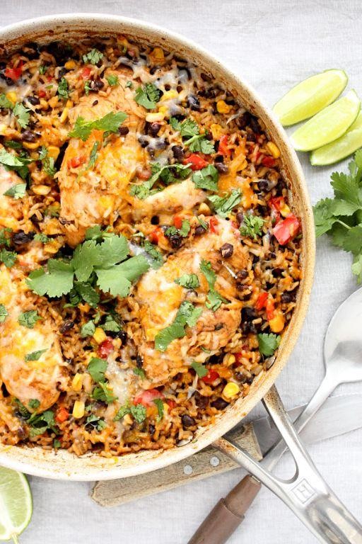 One-Pan Mexican Chicken and Rice