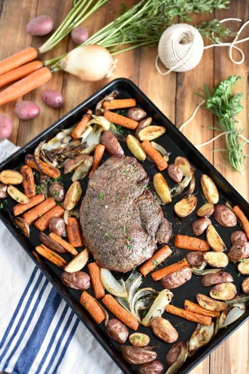 One-Pan Roast Beef and Potatoes