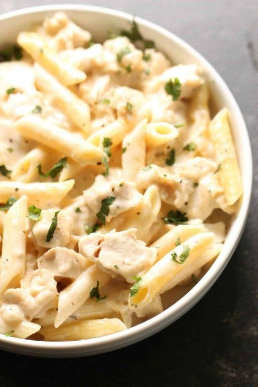 One-Pot Cheesy Chicken Alfredo