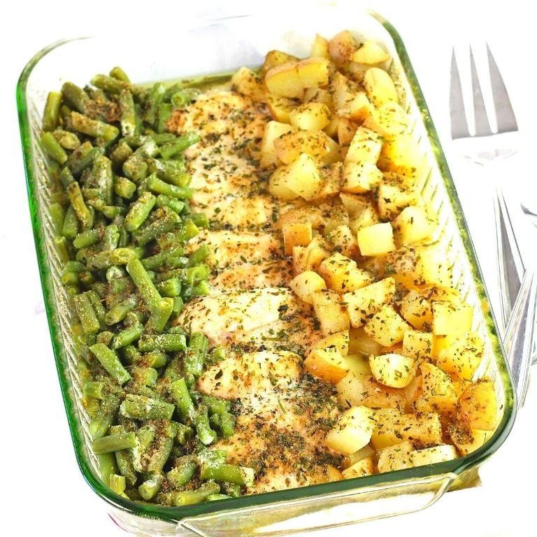 One-Pot Chicken and Green Bean Casserole