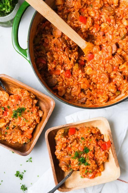 One-Pot Ground Chicken Jambalaya