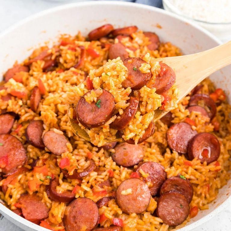 One-Pot Polska Kielbasa Rice Pilaf