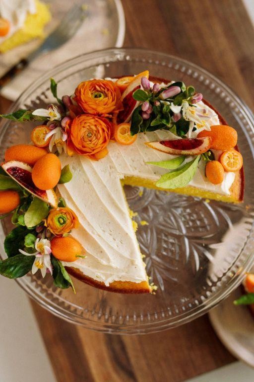 Orange Blossom Olive Oil Cake