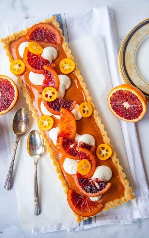 Orange Curd Vacherin