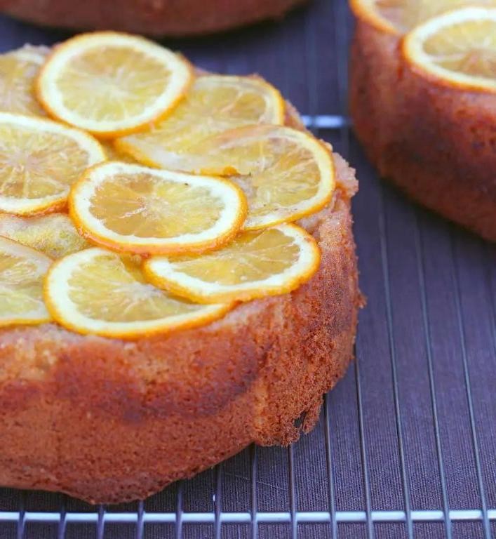 Orange, Date, and Pistachio Upside-Down Cake