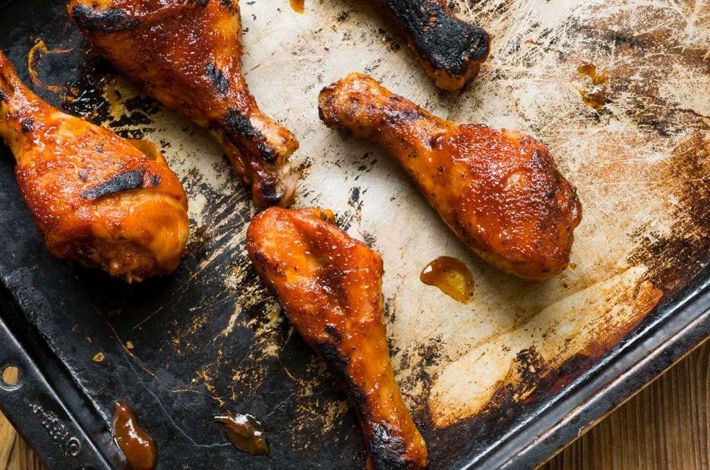 Orange Glazed Baked Chicken Legs