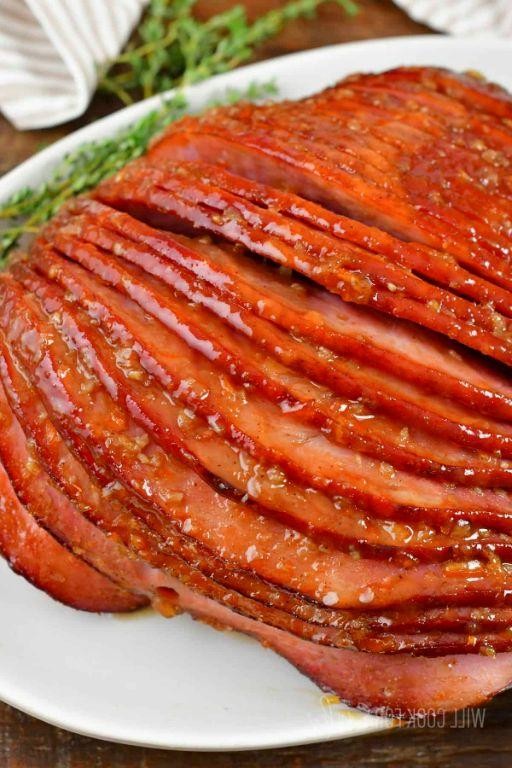 Orange Honey Glaze with Clove-Infused Ham