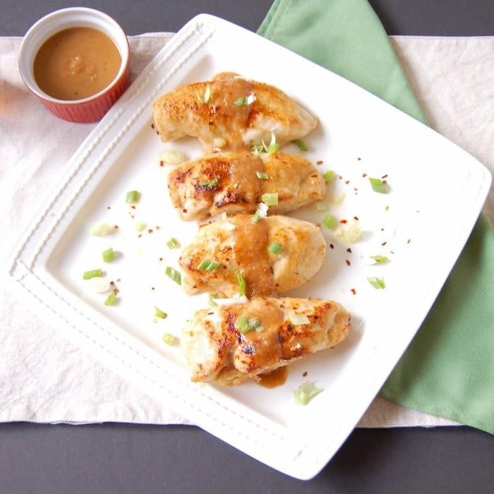 Orange Miso Glazed Chicken Tenderloins