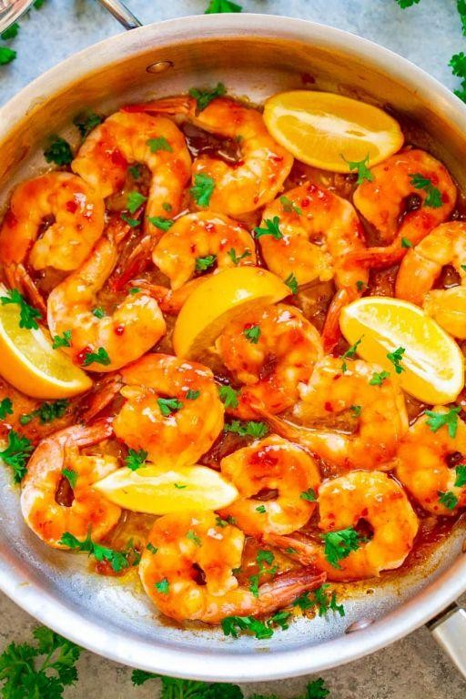 Orange Shrimp with Tangy Citrus Sauce