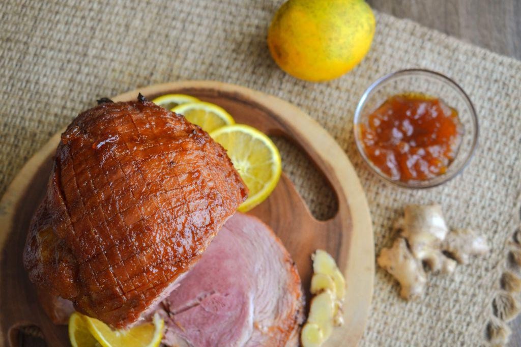 Orange Zest and Ginger Ham Roast