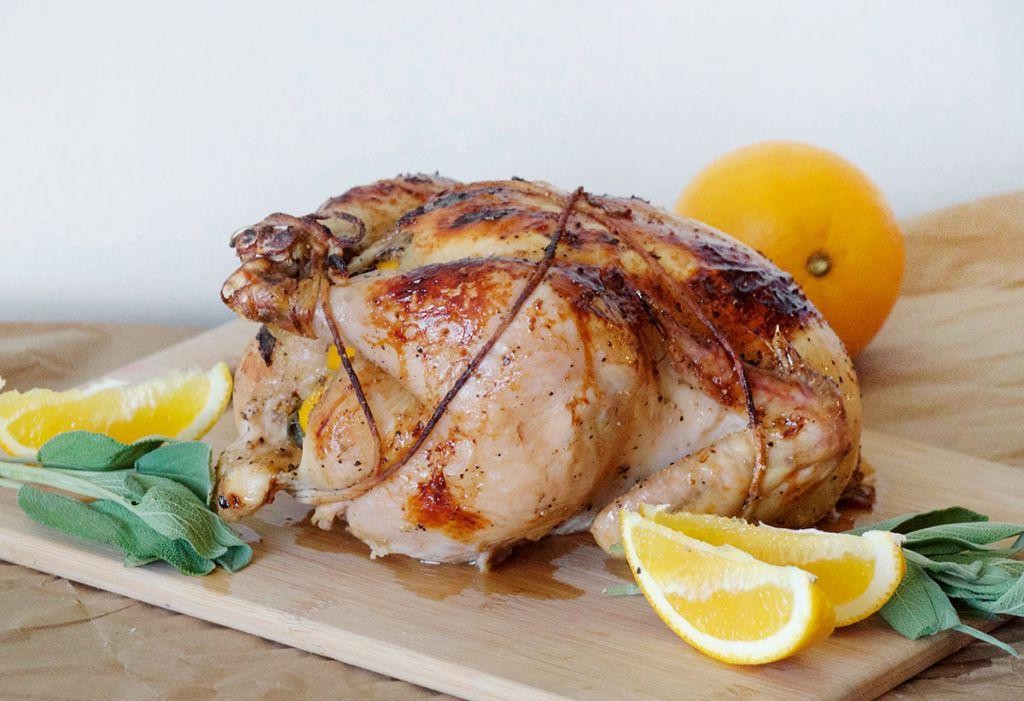 Orange and Sage Roast Chicken