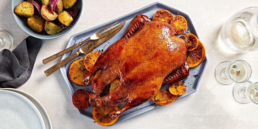 Orange-Glazed Thanksgiving Duck
