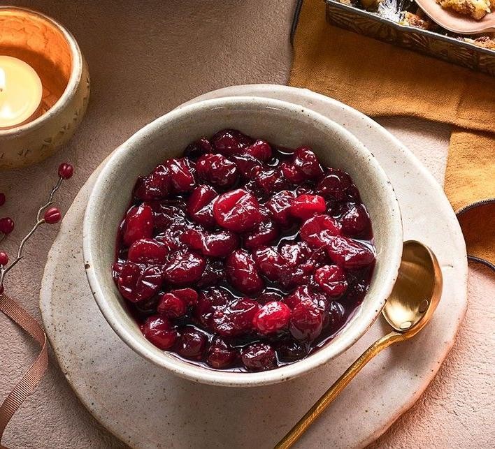 Orange-Inspired Cranberry Sauce with a Hint of Rosemary