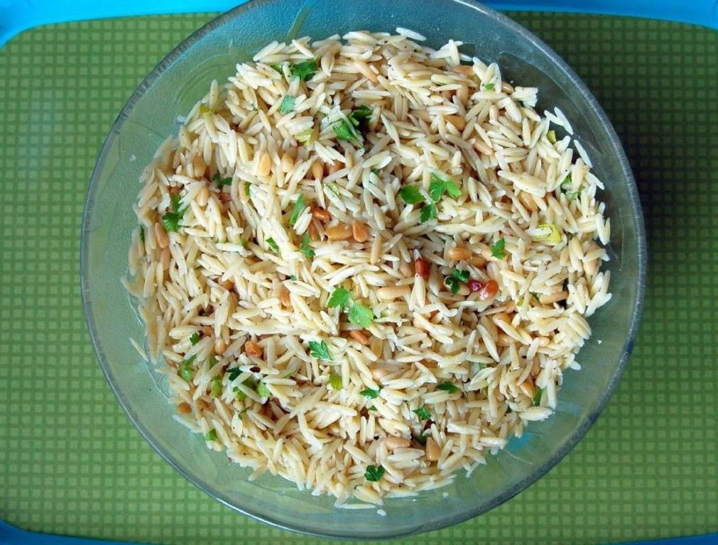 Orzo Pilaf with Toasted Pine Nuts