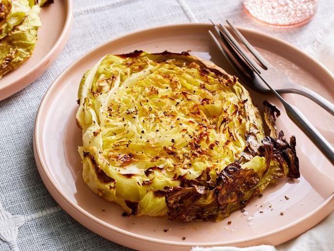 Oven-Baked Cabbage Steaks
