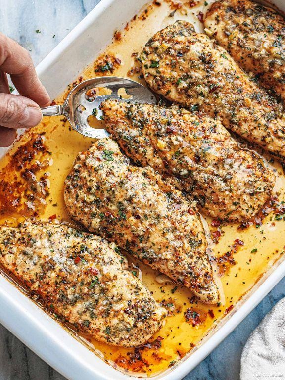 Oven-Baked Garlic Parmesan Chicken