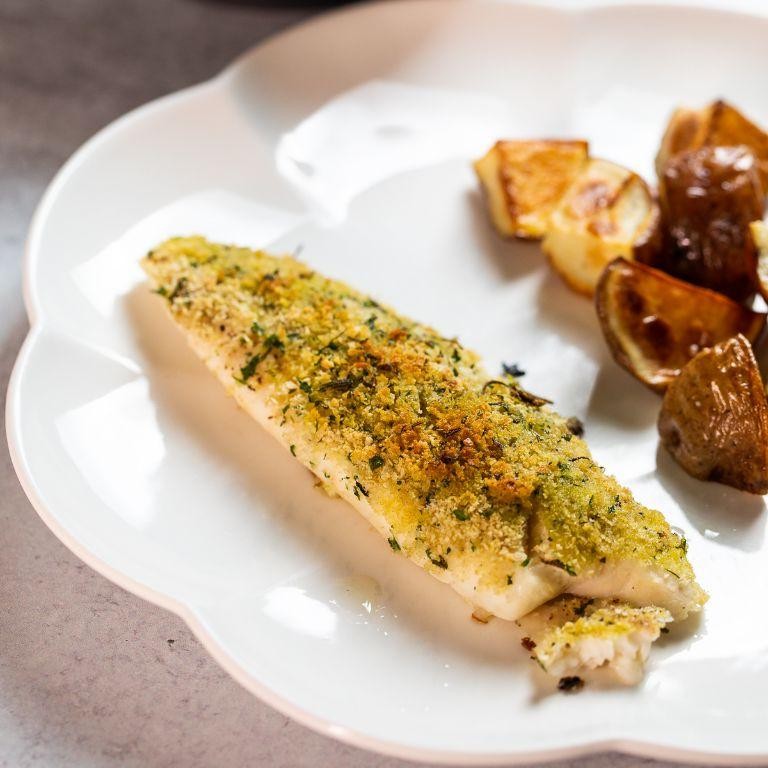 Oven-Baked Herb-Cracked Pepper Tilapia