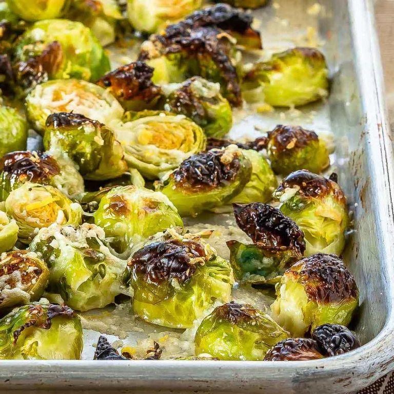 Oven-Roasted Brussels Sprouts with Lemon Zest