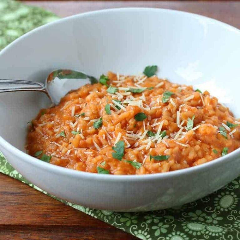 Oven-Roasted Tomato Risotto