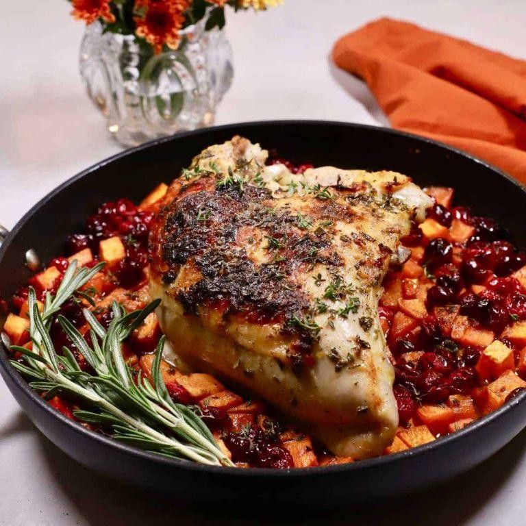 Oven-Roasted Turkey Breast with Sweet Potatoes