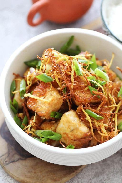 Pacific Halibut Stir-Fry with Ginger and Soy