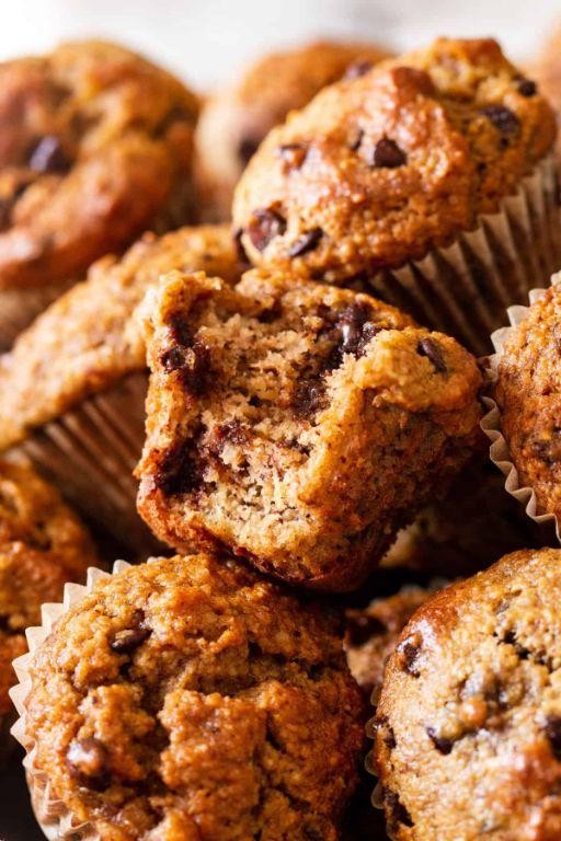 Paleo Banana Chocolate Chip Muffins