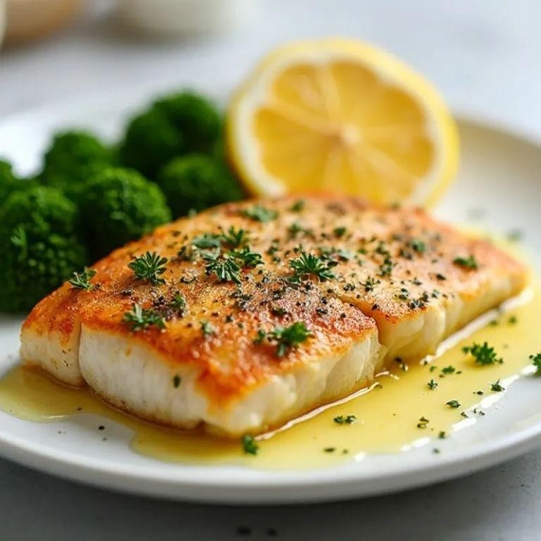 Pan Seared Red Snapper with Citrus Herb Butter