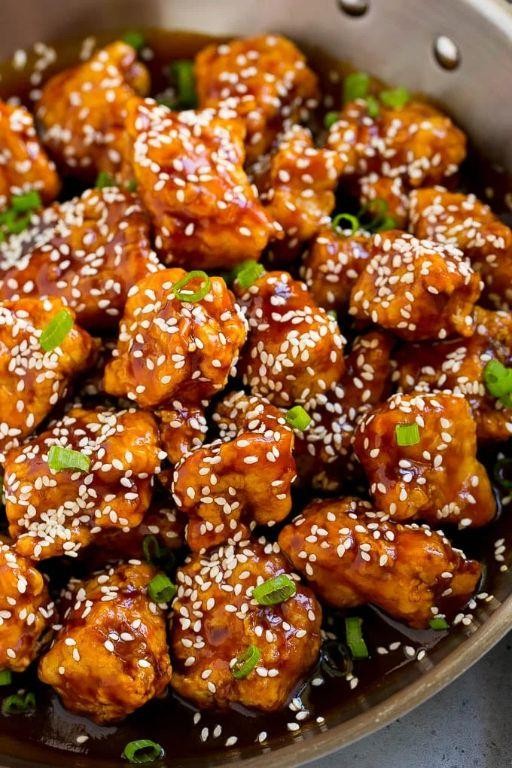 Pan-Cooked Asian Sesame Chicken Bites