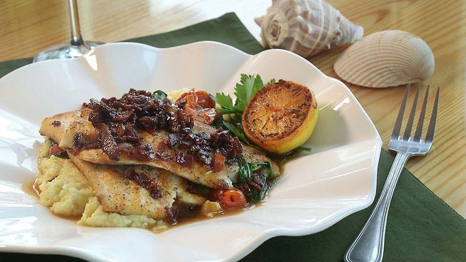 Pan-Seared Dogfish with Garlic and Thyme