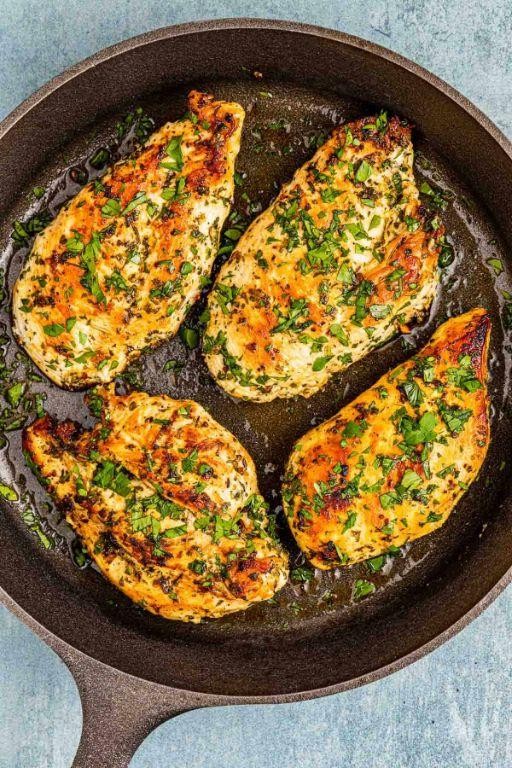 Pan-Seared Lemon Garlic Chicken