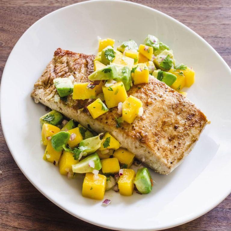 Pan-Seared Mahi Mahi with Mango Salsa
