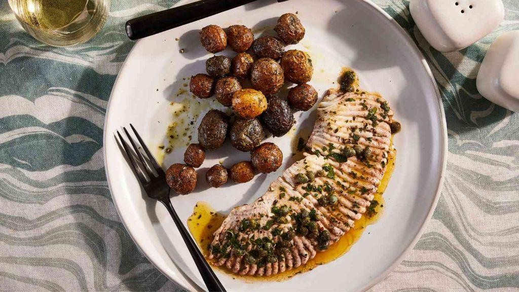 Pan-Seared Pickerel with Capers and Brown Butter