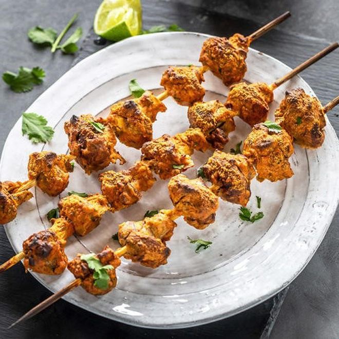 Paneer Tikka with Mushrooms