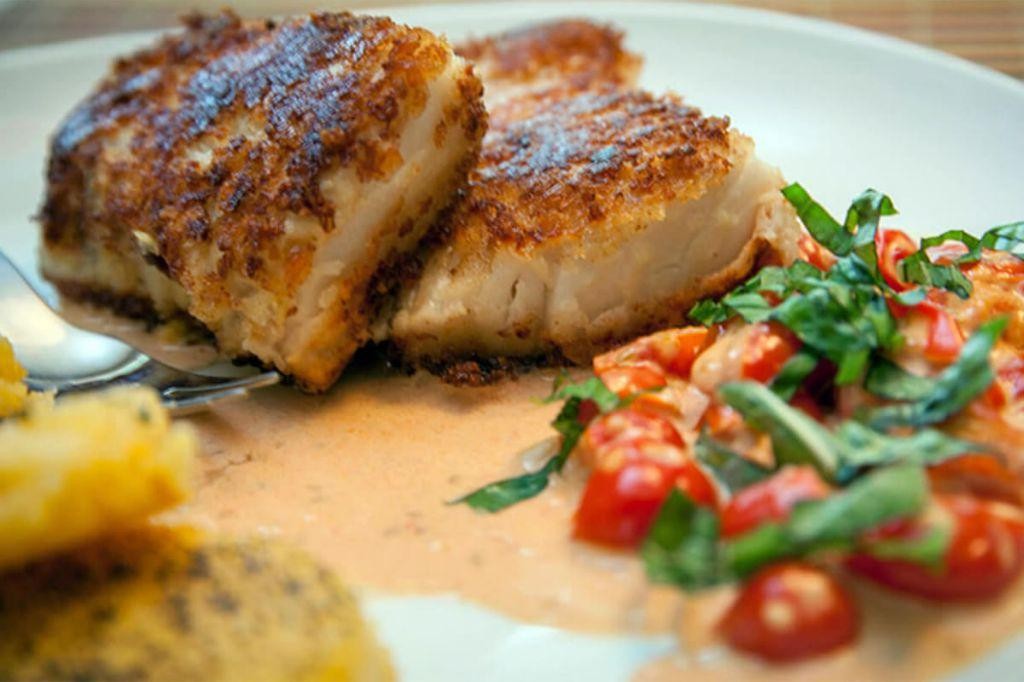 Panko-Crusted Baked Redfish