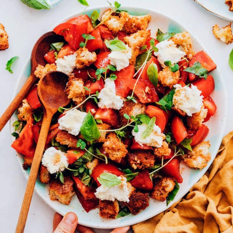 Panzanella with Heirloom Tomatoes