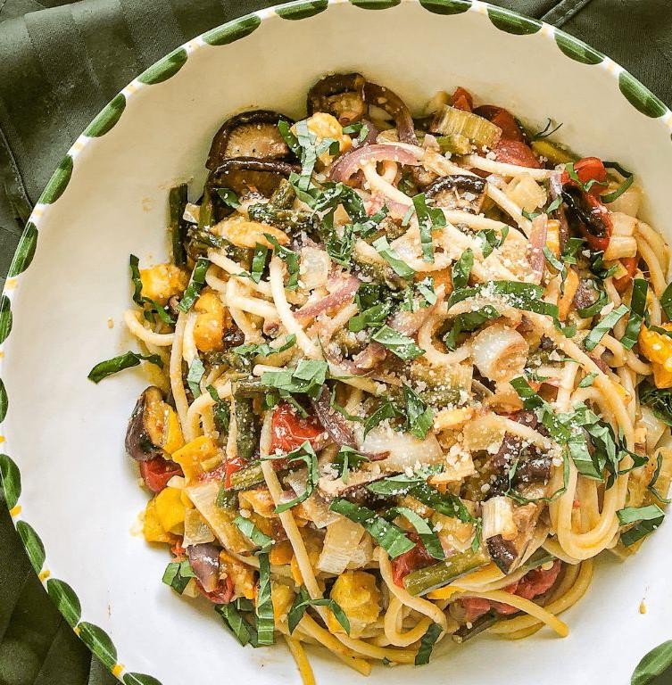 Pappardelle Primavera with Grilled Vegetables