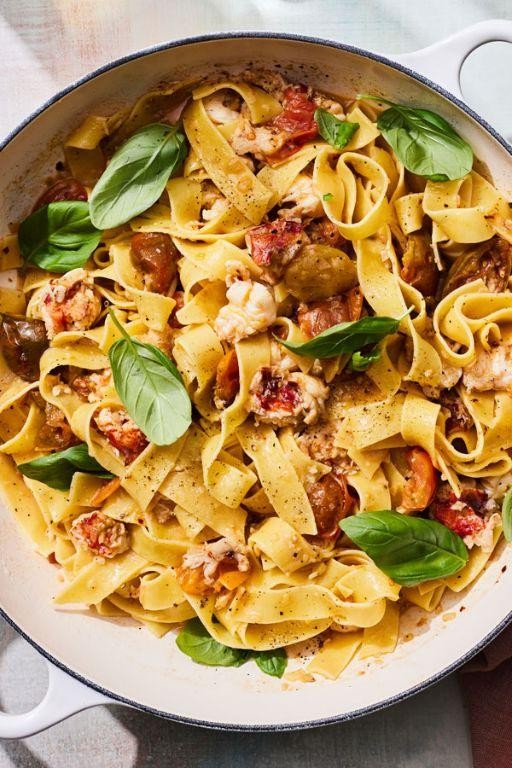 Pappardelle with Lobster and Tarragon