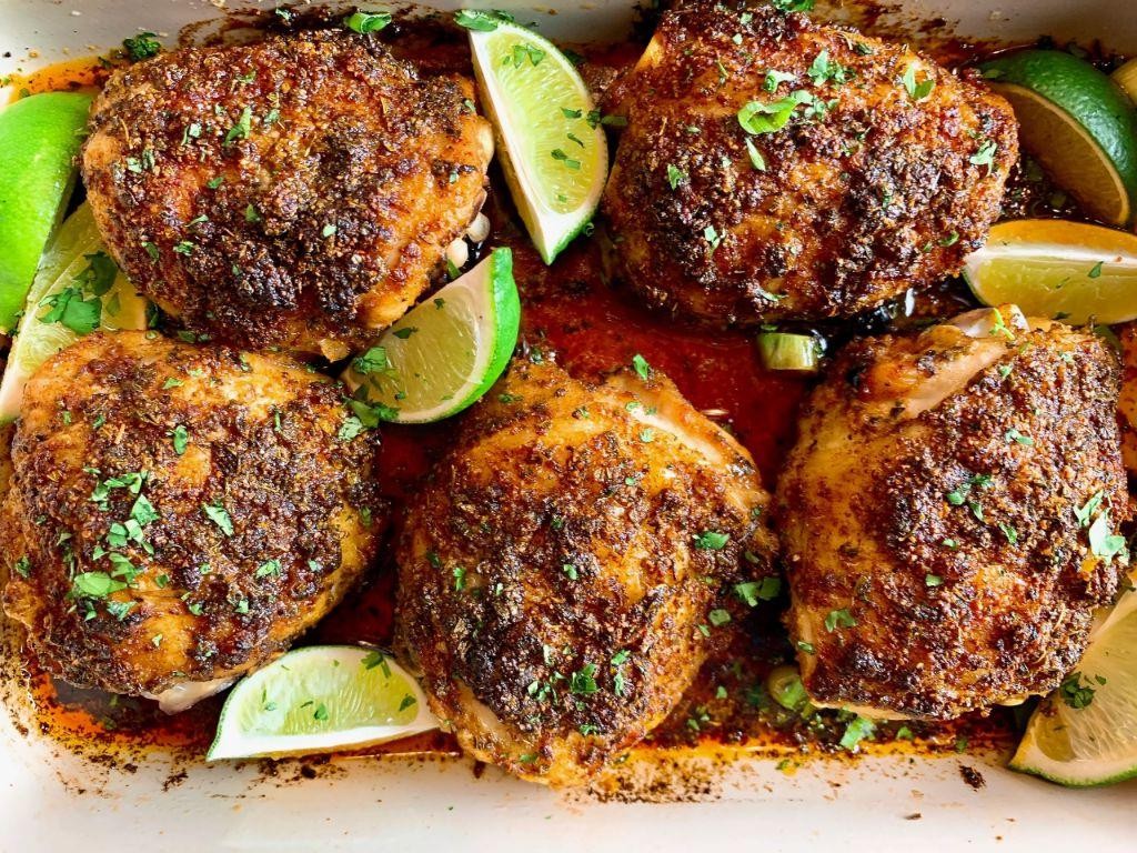 Paprika Lime Baked Chicken Legs