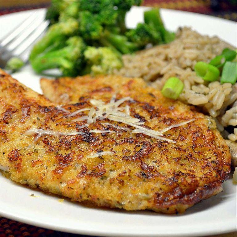 Parmesan Crusted Baked Tilapia