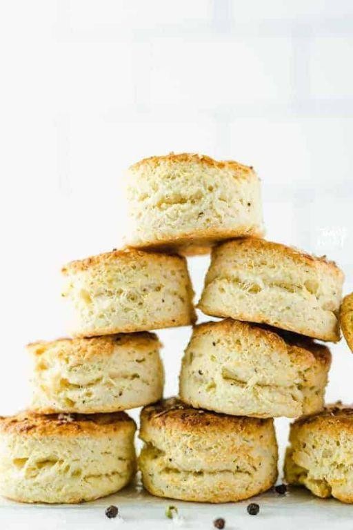 Parmesan and Black Pepper Gluten Free Biscuits