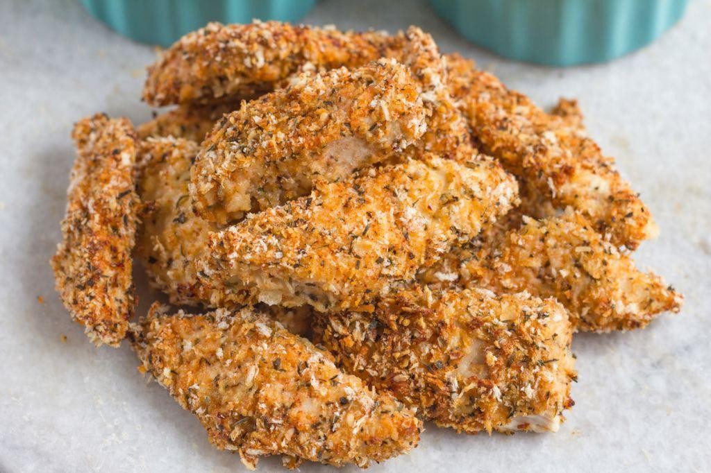 Parmesan-Crusted Chicken Tenders