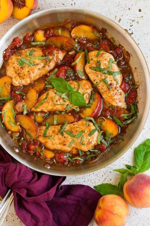 Peach Balsamic Chicken Breasts